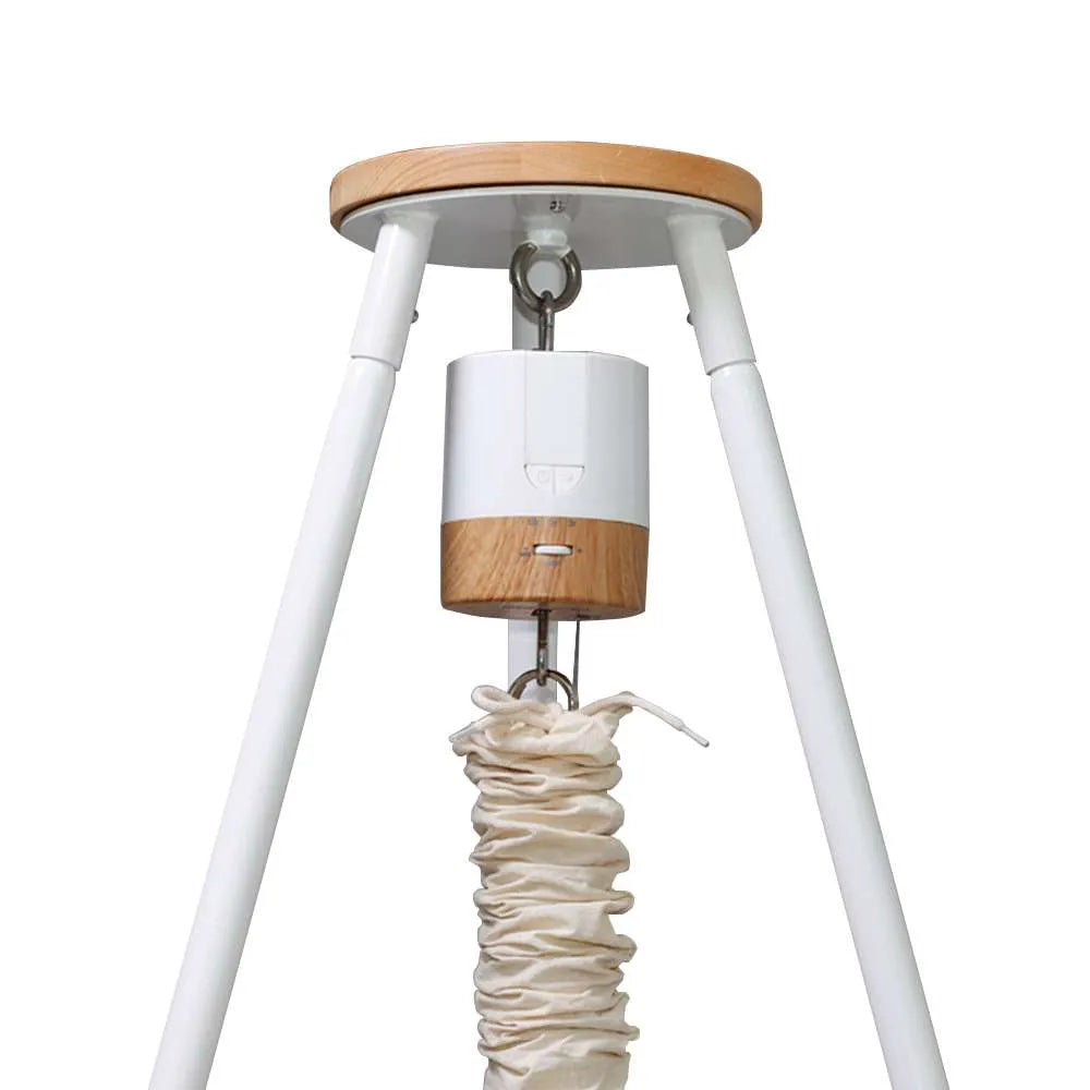 Upgraded Intelligenter Federwiegen-Motor & Bouncer – sanftes automatisches Wiegen in modernem Design