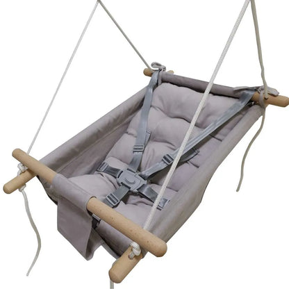 Extra Große Baby-Hängeschaukel aus 100% Baumwolle – 3-in-1 Schaukel, Hängematte & Stuhl